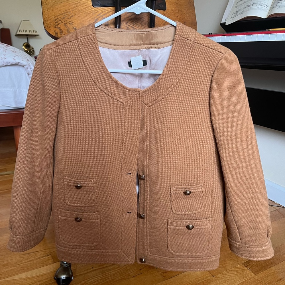 Jcrew Wool Military-Inspired Jacket